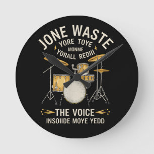 Horloge Ronde  La Voix Dans Ma Tête 