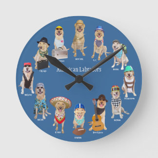 Horloge Ronde Laboratoires américains