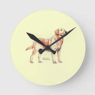 Horloge Ronde Labrador Retriever