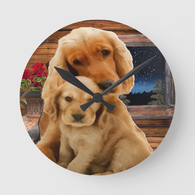 Horloge Ronde Labrador Retriever (Recto)