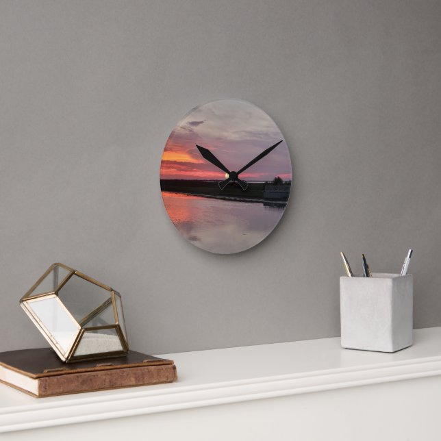 HORLOGE RONDE LAKE SKY FUN (Bureau)