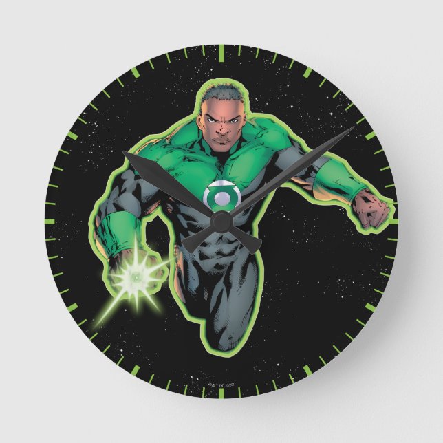 Horloge Ronde Lanterne verte John Stewart (Recto)