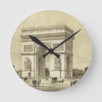 L'Arc de Triomphe, Paris, gravé par Auguste Bry