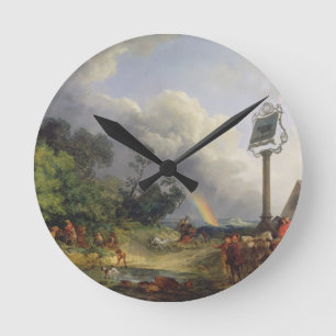 Horloge Ronde L'arc-en-ciel, 1784 (huile sur la toile)