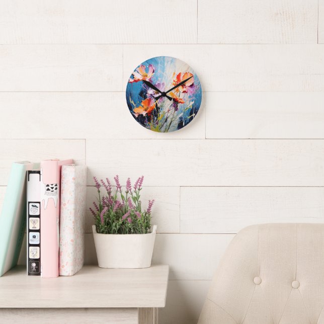 Horloge Ronde L'art floral (Salle de lecture)