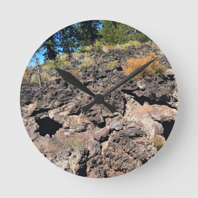 Horloge Ronde Lava Cast Forest, OR (Recto)