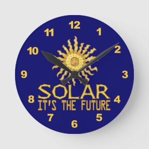 Horloge Ronde L'avenir de l'énergie solaire
