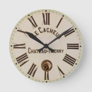 Horloge Ronde LE CACHEUR Classic aged captured style