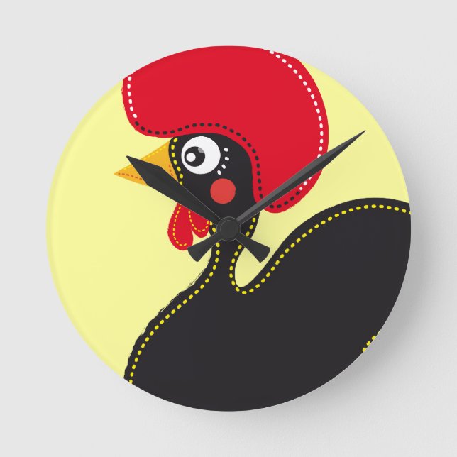 Horloge Ronde le coq du Portugal (Recto)