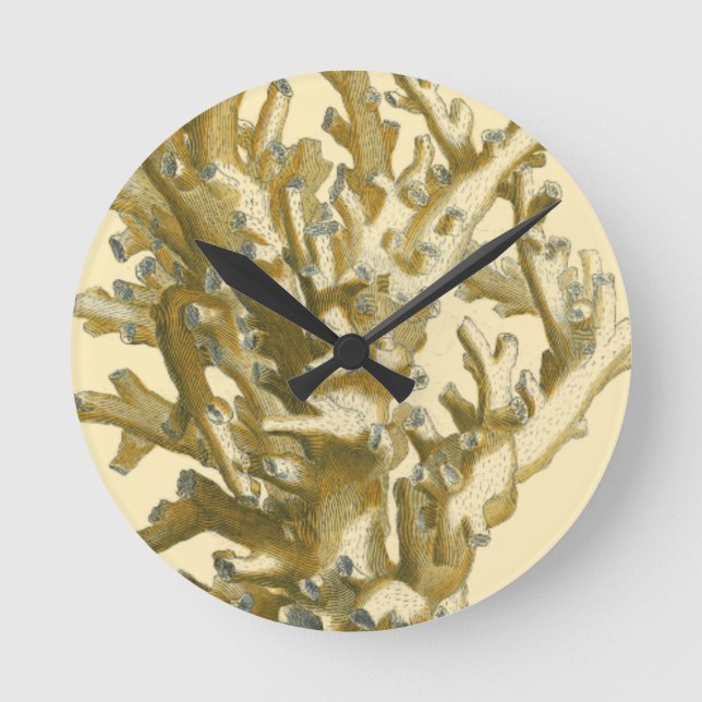 Horloge Ronde Le corail de la mer (Recto)