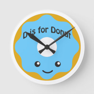 Horloge Ronde Le D ravissant est pour Donut