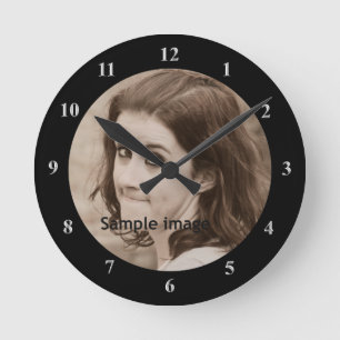 Horloge Ronde Le do-it-yourself créent votre propre photo
