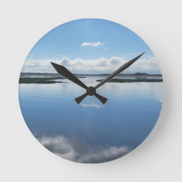 HORLOGE RONDE LE LAC BLEU