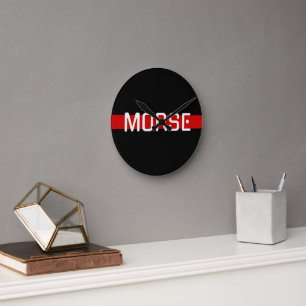 Horloge Ronde Le langage du silence - MORSE