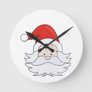 Horloge Ronde Le mignon Père Noël