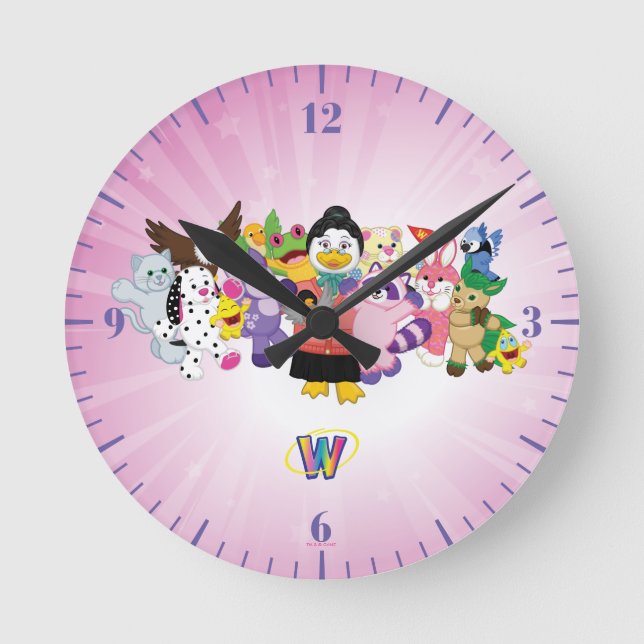 Horloge Ronde Le monde magique de Webkinz (Recto)
