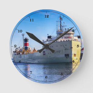 Horloge Ronde Le navire Alpena sur le lac Supérieur