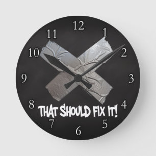Horloge Ronde Le ruban adhésif devrait le fixer