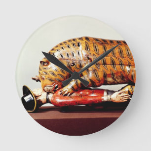 Horloge Ronde Le tigre de Tipu, c.1790 (bois)