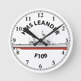 HORLOGE RONDE LEANDER HMS - F109 - ORIG LEANDER