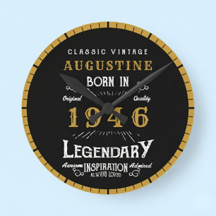 Horloge Ronde Légende de 80 ans née en 1946