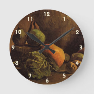Horloge Ronde Légumes et Fruits par Vincent van Gogh