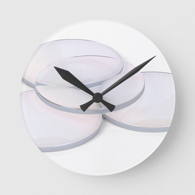 Horloge Ronde Lentille de lunettes (Recto)