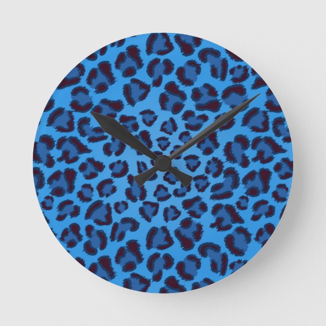 Horloge Ronde leopard texture (Recto)