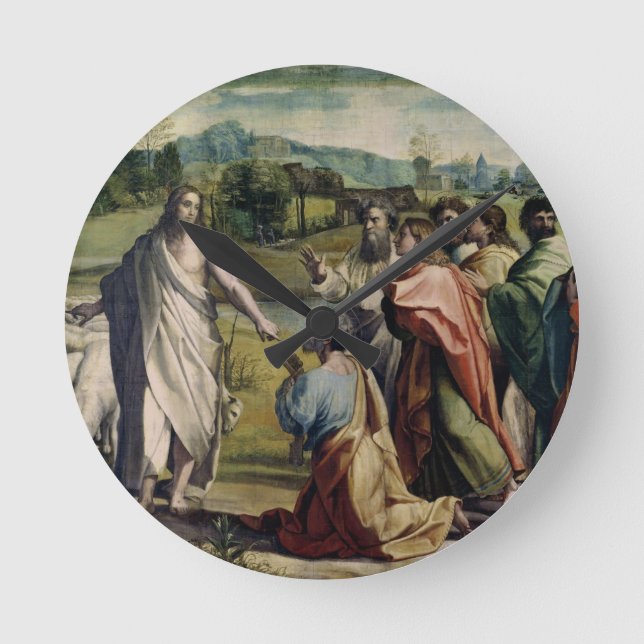Horloge Ronde L'Épreuve du Christ à St Peter (Recto)