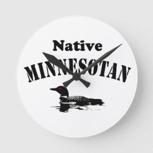 Horloge Ronde Les clocks du Minnesota