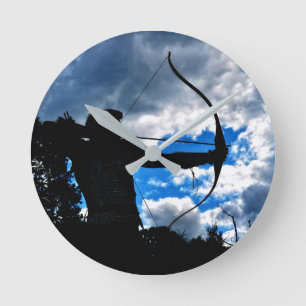 Horloge Ronde Les contacteurs de coude
