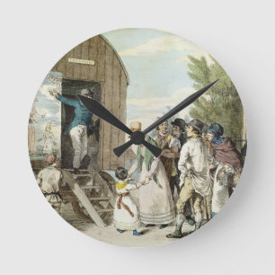 Horloge Ronde Les foires : L'exposition, c.1821 (litho de
