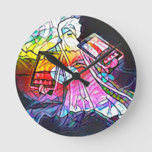 Horloge Ronde Les tablettes de Moïse
