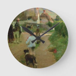 Horloge Ronde Les vagabonds, 1888 (huile sur la toile)