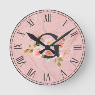 Horloge Ronde Lettre G