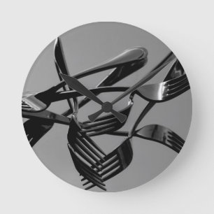 Horloge Ronde Levitation de la fourche