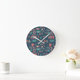 Horloge Ronde L'explosion du passé : la technologie des années 8