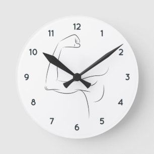 HORLOGE RONDE L'HOMME LE PLUS FORT QUE JE CONNAISSE