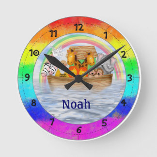 Horloge Ronde L'horloge murale personnalisée par arche de Noé