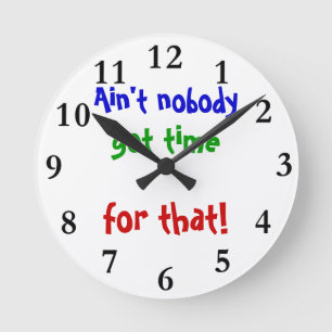 Horloge Ronde L'horloge personnalisable n'est personne heure