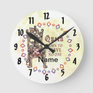 Horloge Ronde L'horloge Reine ne sert personne