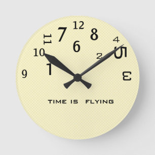 Horloge Ronde L'humour de bureau en arrière
