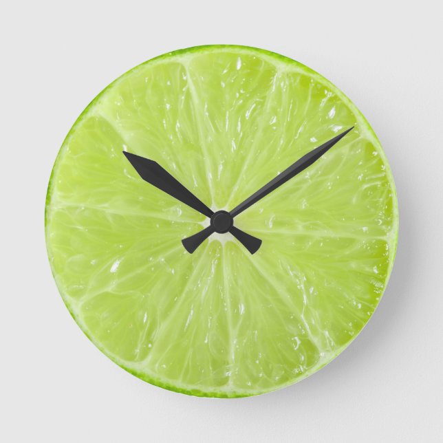 Horloge Ronde Lime frais (Recto)