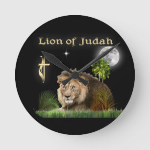 Horloge Ronde lion de Juda