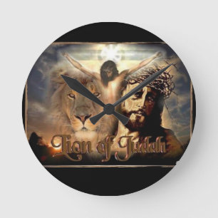 Horloge Ronde Lion de Judah