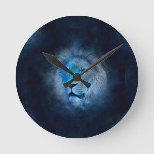 Horloge Ronde lion leo