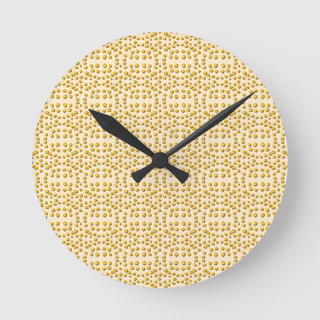 Horloge Ronde Little flowers (Recto)