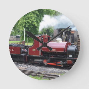 Horloge Ronde Locomotive à petit gabarit