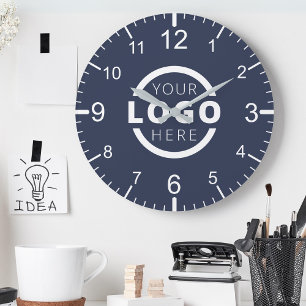 Horloge Ronde Logo de société personnalisé promotionnel marqué