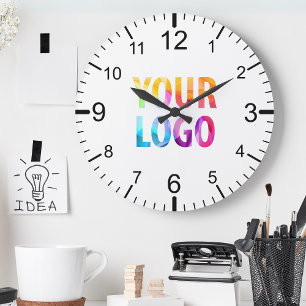 Horloge Ronde Logo de société personnalisé promotionnel marqué
